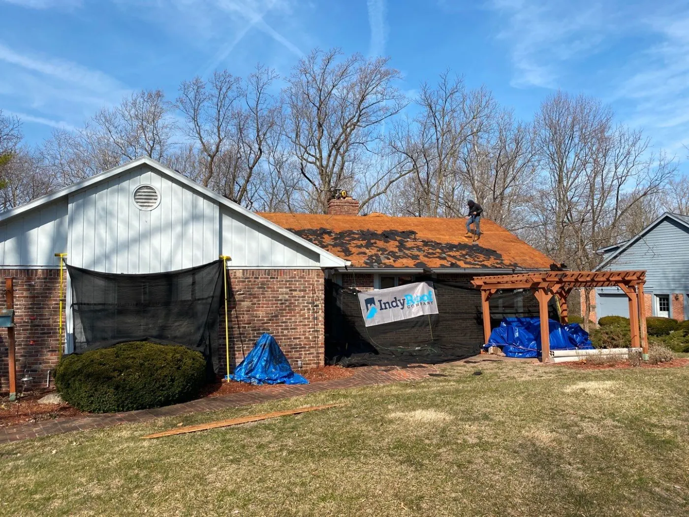 Trim and flashing detail on a Spring Mill siding job